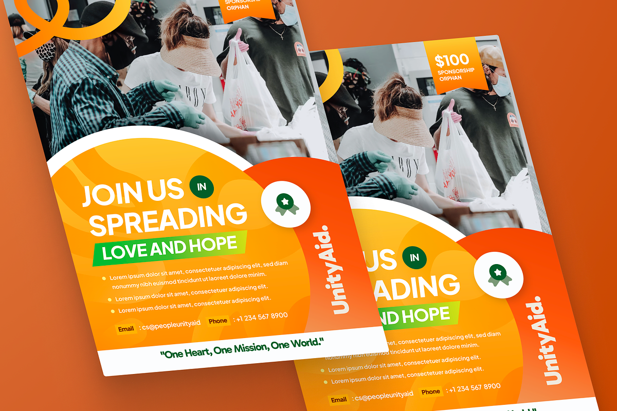 Global Fundraising Flyer, a Flyer Template by MMPixelCraft (Photo 2 of 6)