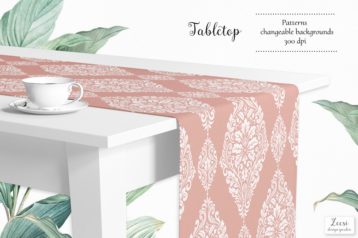 Liana Damask Pattern, a Pattern Graphic by Zeesi Design Garden (Photo 7 of 9)