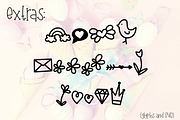 Chick-A-Leigh, a Serif Font by Kitaleigh (Thumbnail 4 of 5)