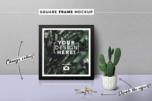 Square Frame Mockup