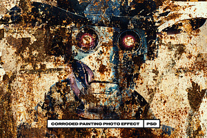 Corroded Painting Photo Effect