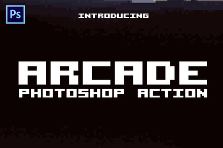 Arcade 8-bit pixel Ps Action