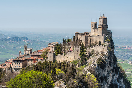 The Guaita fortress is the oldest and the most famous tower in San Marino
