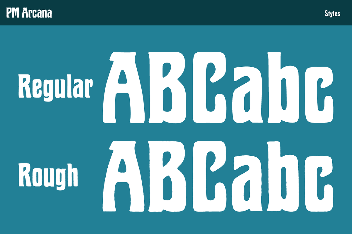 Arcana Psychedelic Fantasy Font, a Sans Serif Font by Paper Moon Graphic Supply (Photo 3 of 7)
