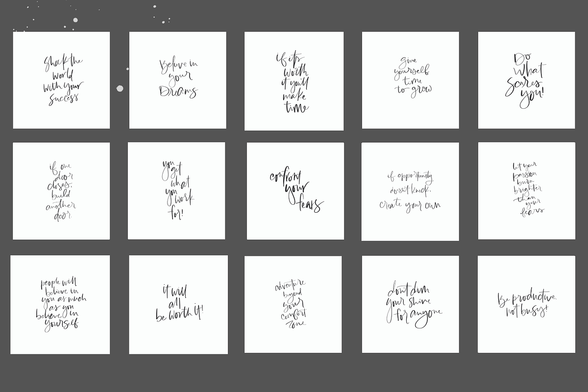 Handwritten Quotes, a Templates & Theme by Just Like White Creative (Photo 8 of 9)