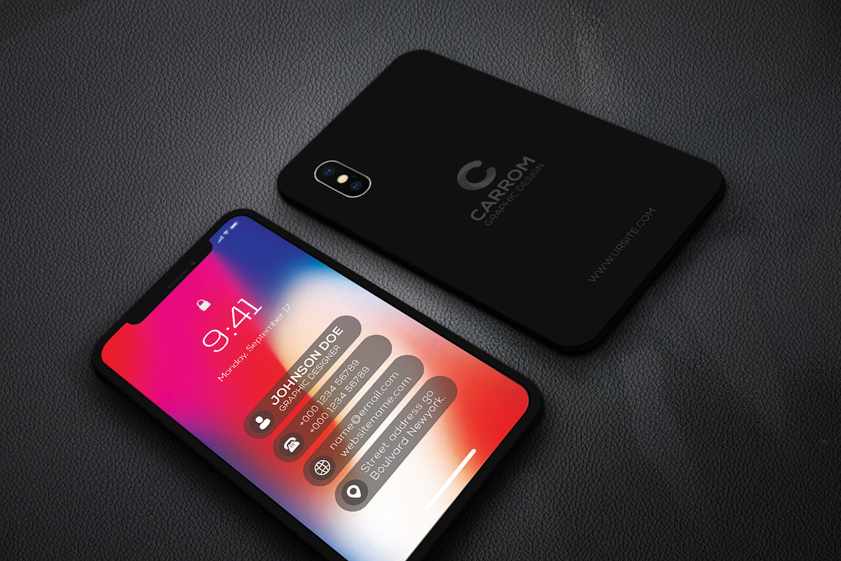 iPhone Business Card, a Business Card Template by Creative_Arts (Photo 3 of 3)