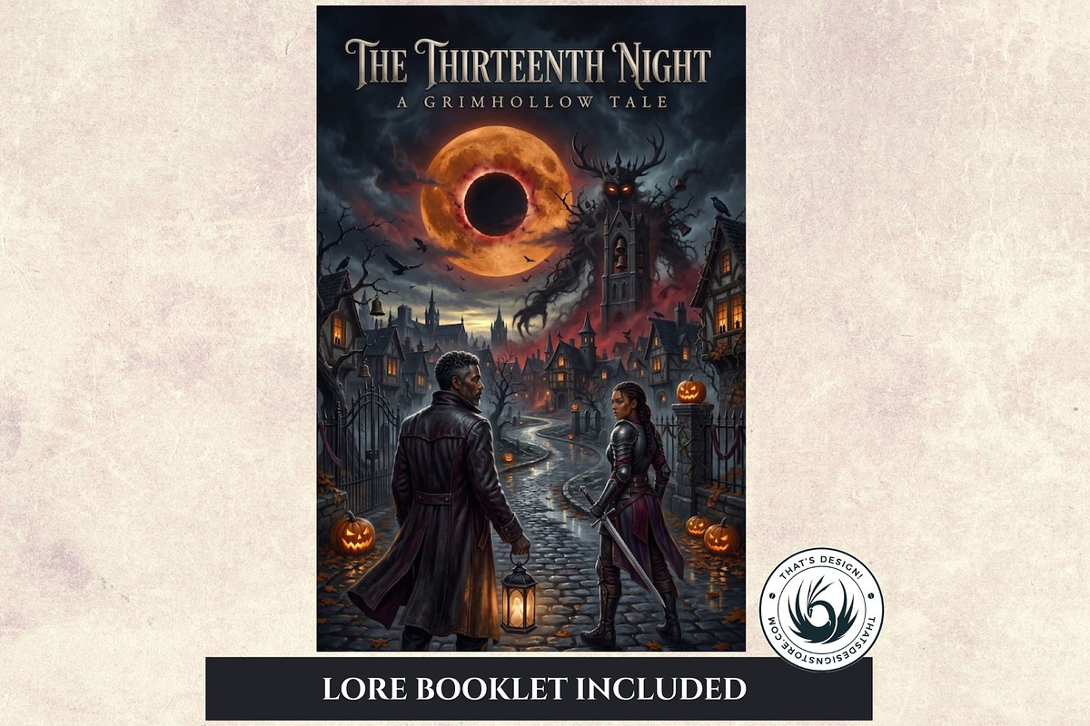 100 Halloween RPG Backdrops, a Seasonal Illustration by ThatsDesignArt (Photo 18 of 19)