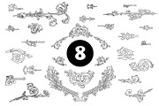 Vintage frames and elements. Big set, a Pattern Graphic by ZotovShop (Thumbnail 9 of 12)