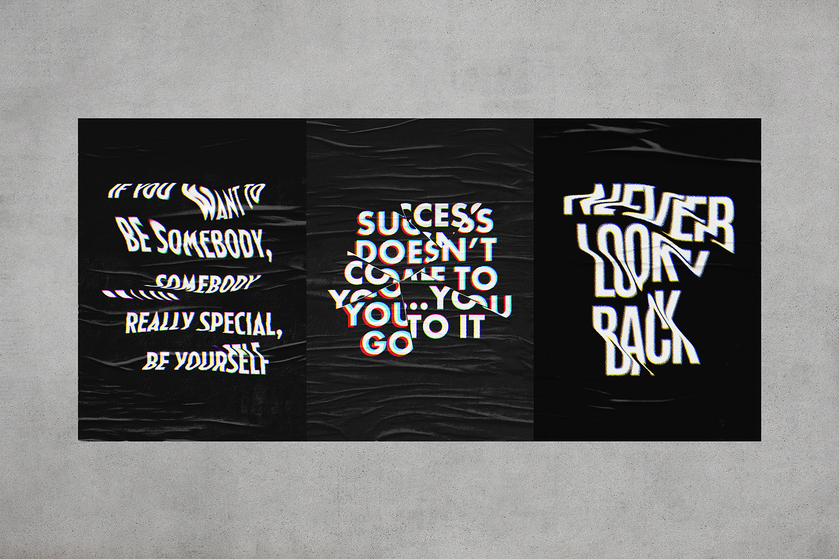 Chromatic Glitch Text Effects, a Layer Style Add-On by pixelbuddha.net (Photo 5 of 7)