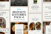 110 Beige Instagram bundle v1, a Social Media Template by Studio K (Thumbnail 1 of 9)