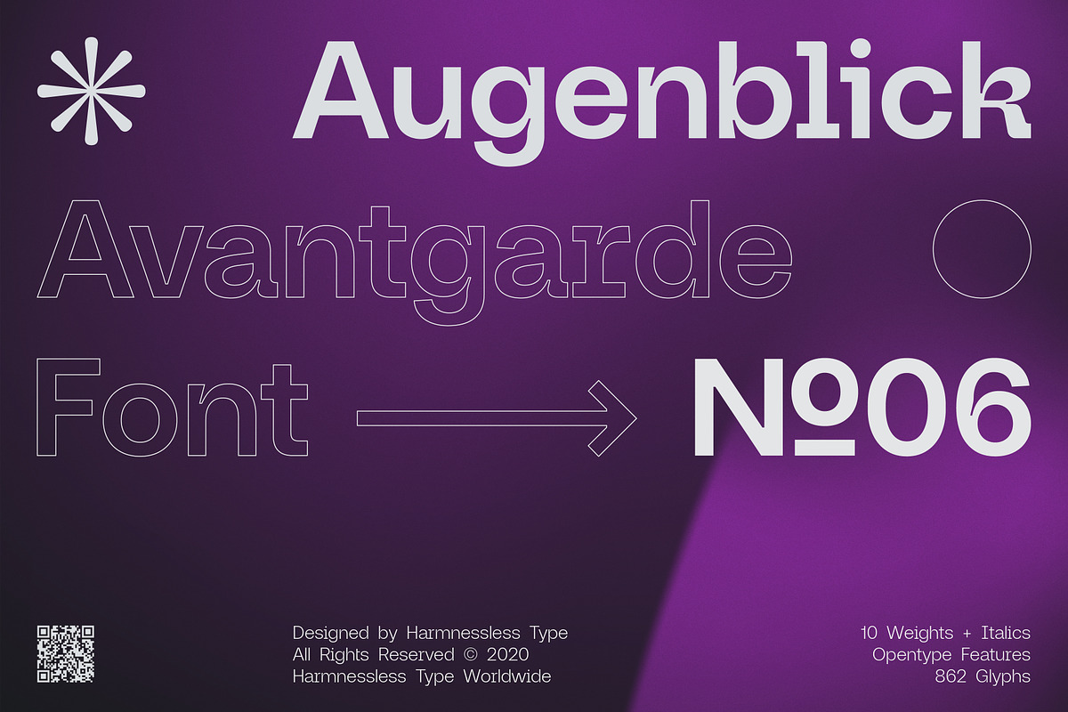 90% Off Neue-Augenblick Family, a Font by HARMNESSLESS (Photo 1 of 30)
