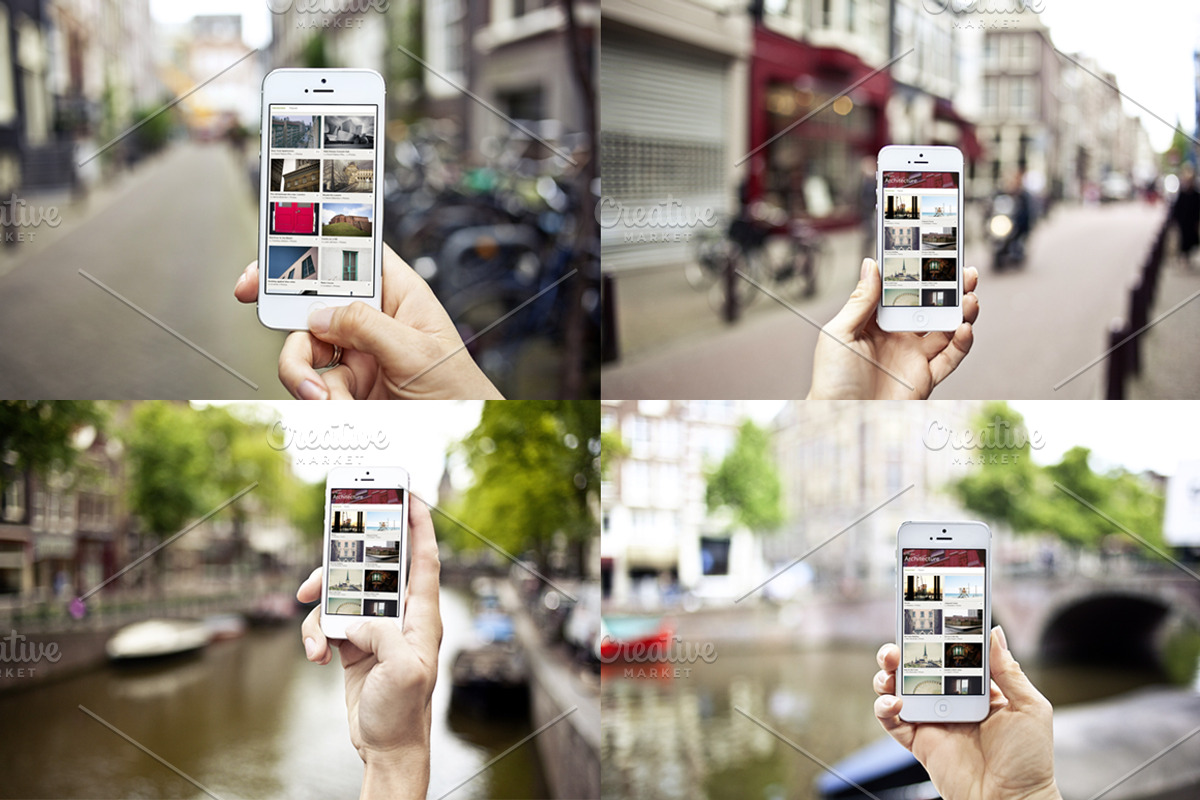 10 urban photo mockups - iPhone 5, an iPhone Mockup by show it better (Photo 3 of 5)