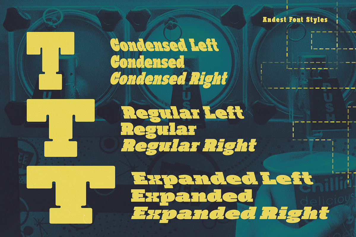 CF Andest - Retro Bold Slab Serif, a Slab Serif Font by Indotype Foundry (Photo 4 of 9)