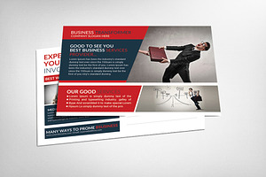 Business Promotion Postcard Template