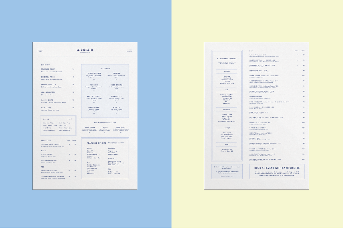 Premium Restaurant Menu Template Set, a Branding & Logo Template by Soigné Branding Studio (Photo 7 of 8)