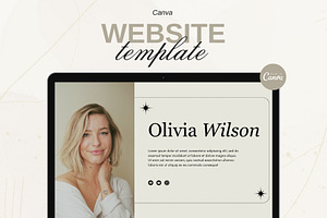 Creative Coaching Website Canva, a Landing Page Template by ElladesignCo