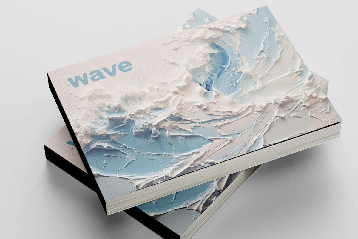 Waves paint art. 30 images, a Decorative Illustration by Handmadefont (Photo 9 of 10)