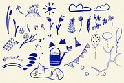 Silly Goose Farm Clipart, Patterns, an Animal Illustration by PenguinArtStudio (Thumbnail 9 of 10)