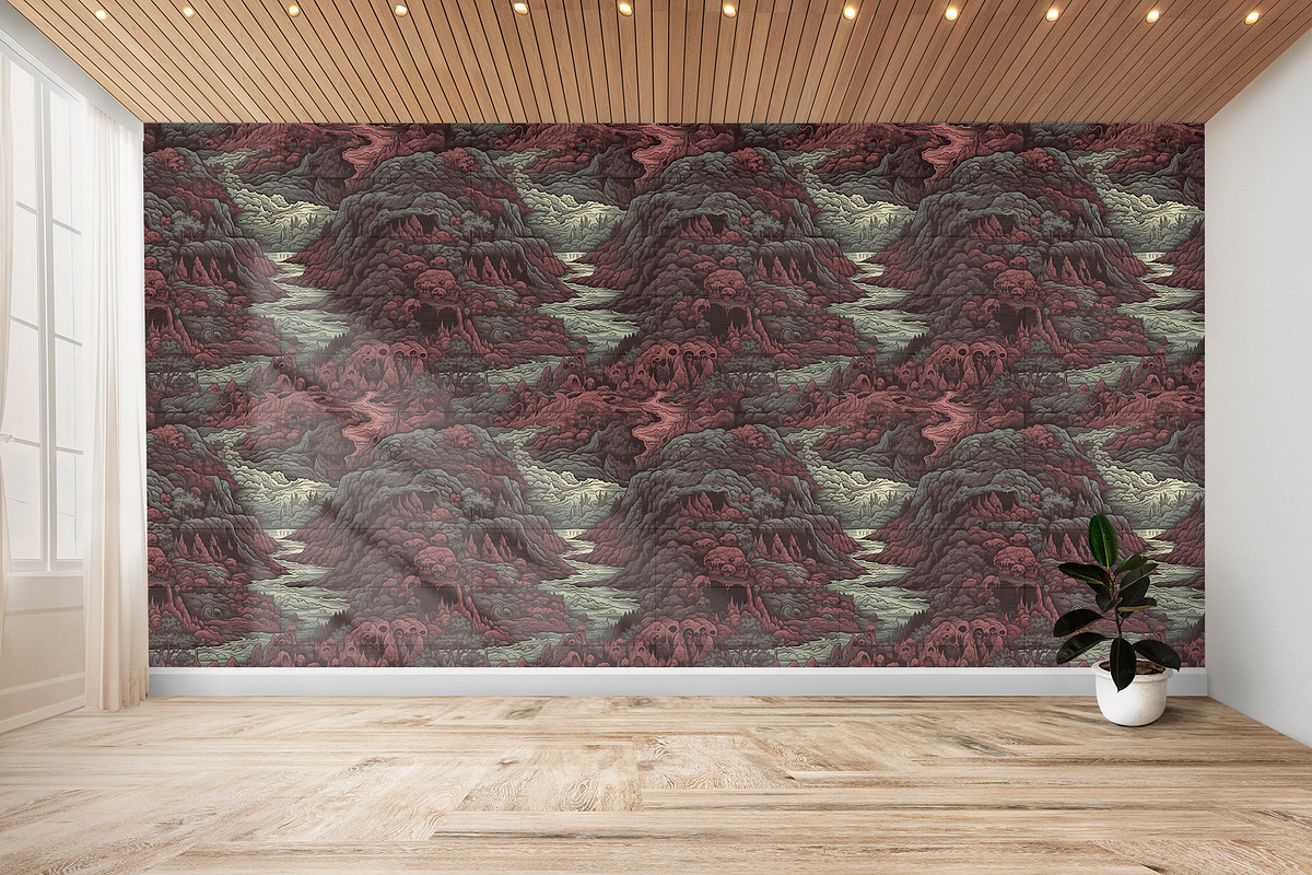 DANTE - Seamless Demonic Patterns, a Pattern Graphic by Pixel Perfect Patterns (Photo 4 of 9)
