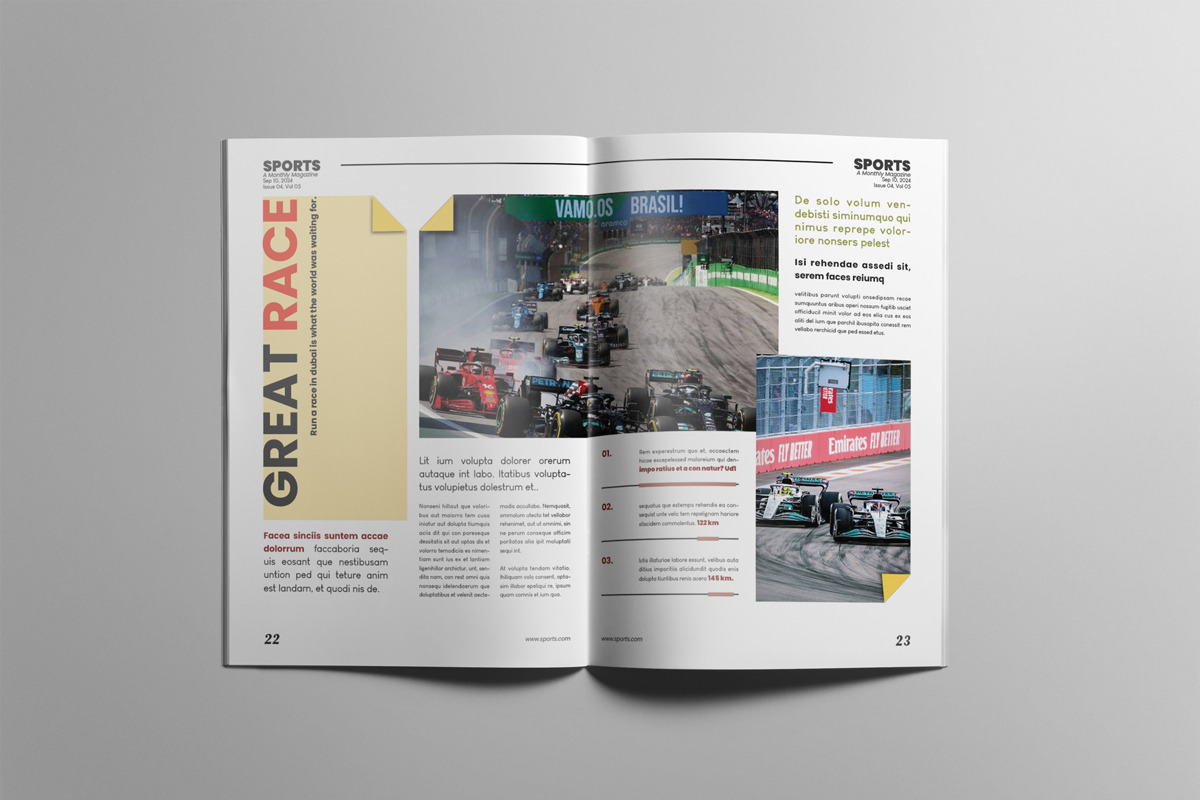 The Best Sports Magazine, a Magazine Template by Swayang (Photo 13 of 23)
