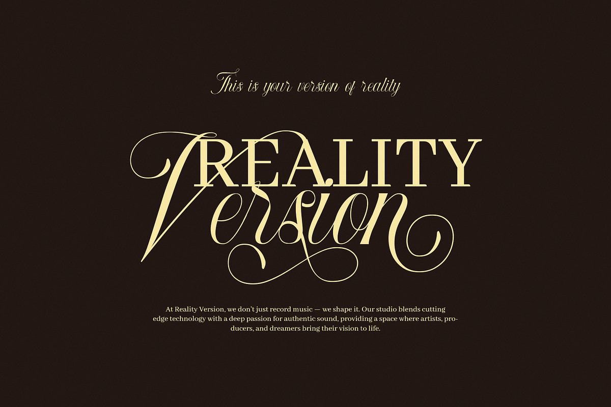 Radiust Luxury Swash Script Font, a Script Font by Graphicxell (Photo 6 of 8)