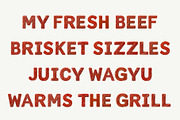 Meat, a Symbol Font by Loudoun Design Co. (Thumbnail 4 of 6)
