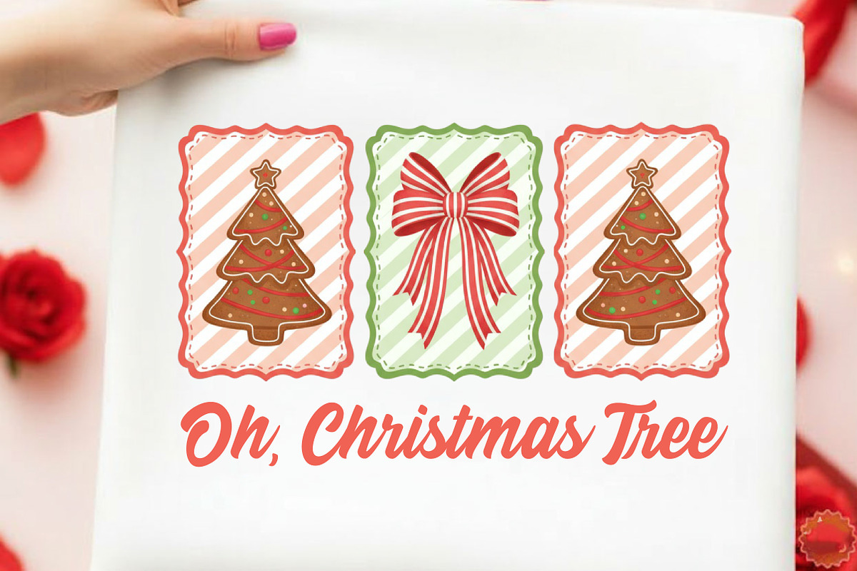 Preppy Oh Christmas Tree PNG, an Illustration by designcity5 (Photo 8 of 8)