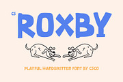 CS Roxby – Playful Handwritten Font, a Sans Serif Font by Craft Supply Co. (Thumbnail 1 of 8)