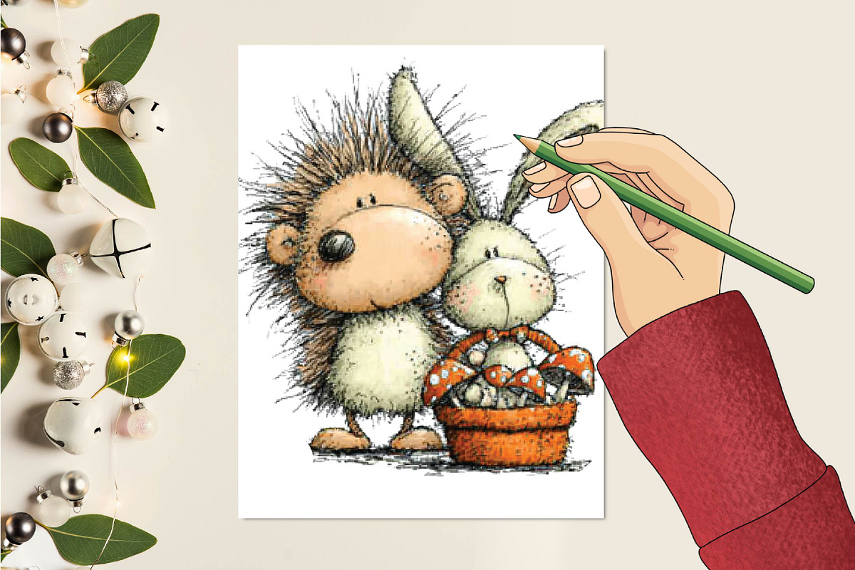 Whimsical Animals Best Friend Clipar, an Animal Illustration by SVGArt (Photo 7 of 9)