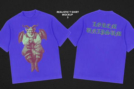 Realistic T-shirt Mockup 3, a Shirt Mockup by Uncentrifuged Pressure