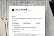 Word Resume & Cover letter Template, a Resume Template by Profilia Resume Boutique (Thumbnail 1 of 3)
