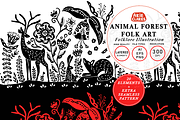 Animal Forest Folk Art, an Animal Illustration by Arie Clares (Thumbnail 8 of 8)