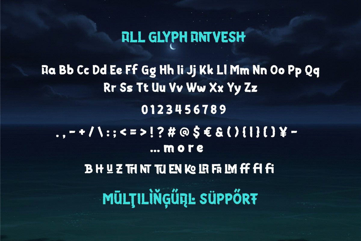 Antvesh Adventure Game Display Font, a Handwritten Font by trabaskriya (Photo 9 of 10)
