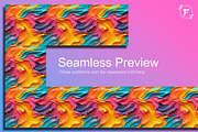 Colorful Oil Paint Strokes Pattern, a Pattern Graphic by Forhadx5 (Thumbnail 2 of 14)