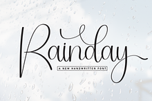 Rainday | Script Font