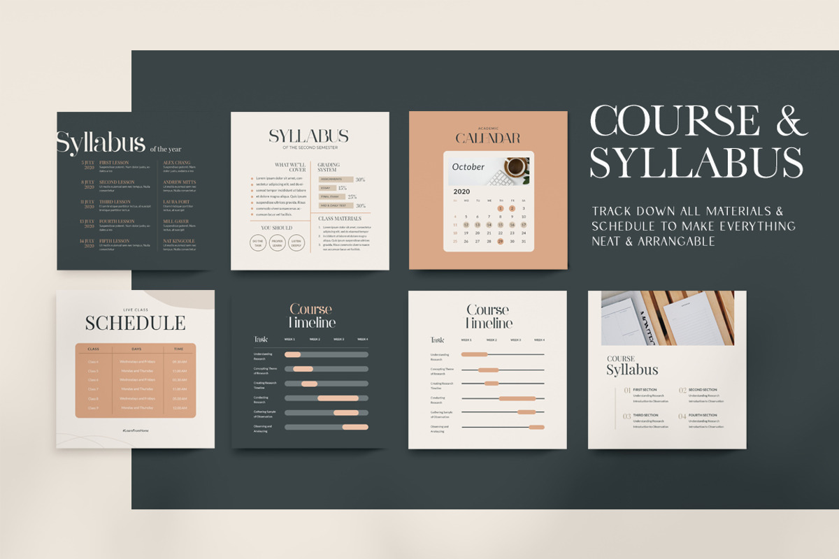 Instagram For eCourse Coach CANVA PS, a Social Media Template by Eviory (Photo 8 of 56)
