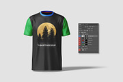 Realistic T-Shirt Mockup, an Apparel Mockup by graphiccrew (Thumbnail 7 of 12)
