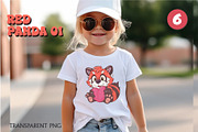 Set of Red Pandas 01. Animal Art., an Animal Illustration by KENO Mascots (Thumbnail 3 of 4)