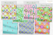 Treasure Garden - Seamless Patterns, a Pattern Graphic by InaCorart (Thumbnail 4 of 9)