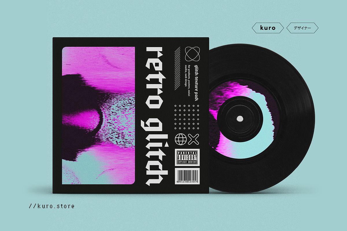 Retro Glitch, a Texture Graphic by kuro (Photo 4 of 12)