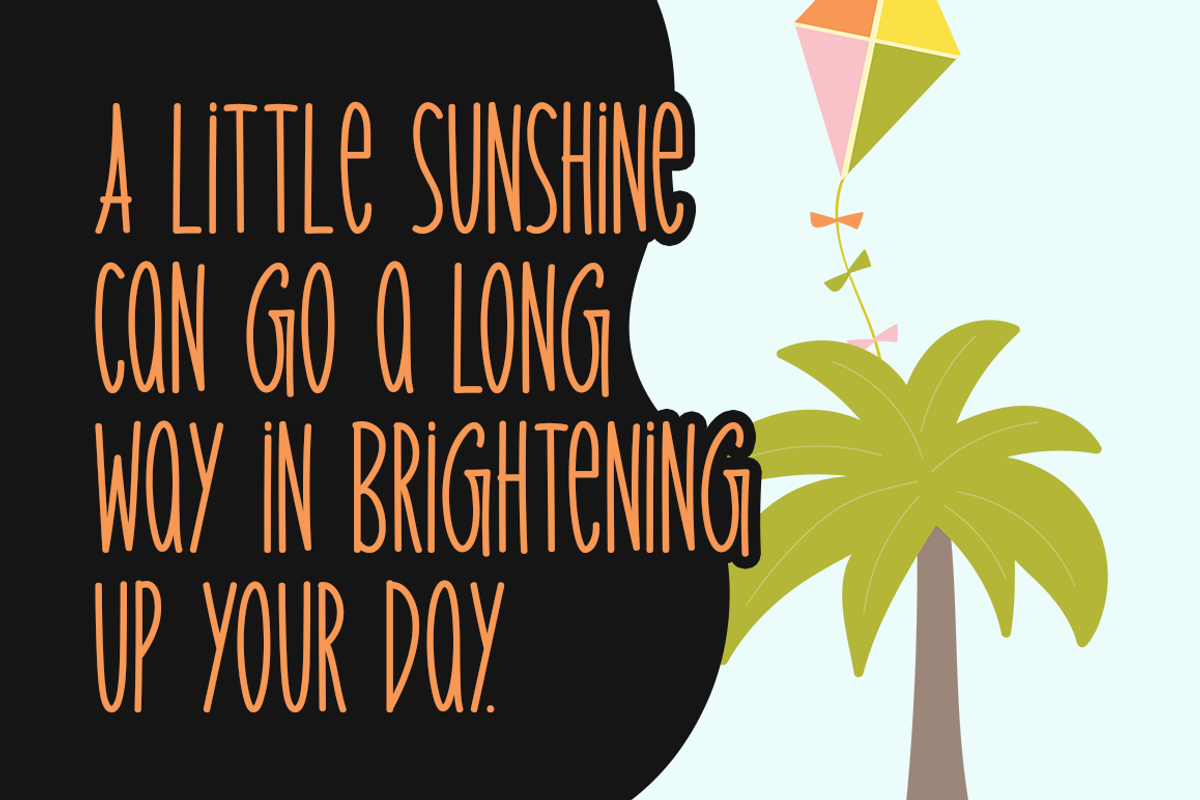 Mellow Sunshine Typeface, a Handwritten Font by Seemly Fonts (Photo 2 of 5)