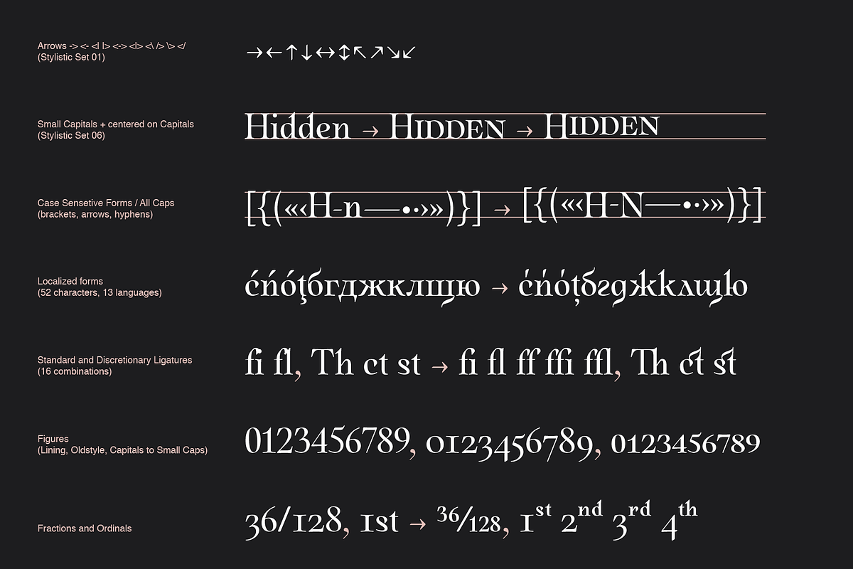 Quietism Display Base Pack, a Serif Font by Michael Rafailyk (Photo 9 of 12)