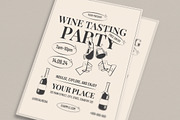 Retro Wine Tasting Event Flyer, a Flyer Template by Guuver (Thumbnail 3 of 3)