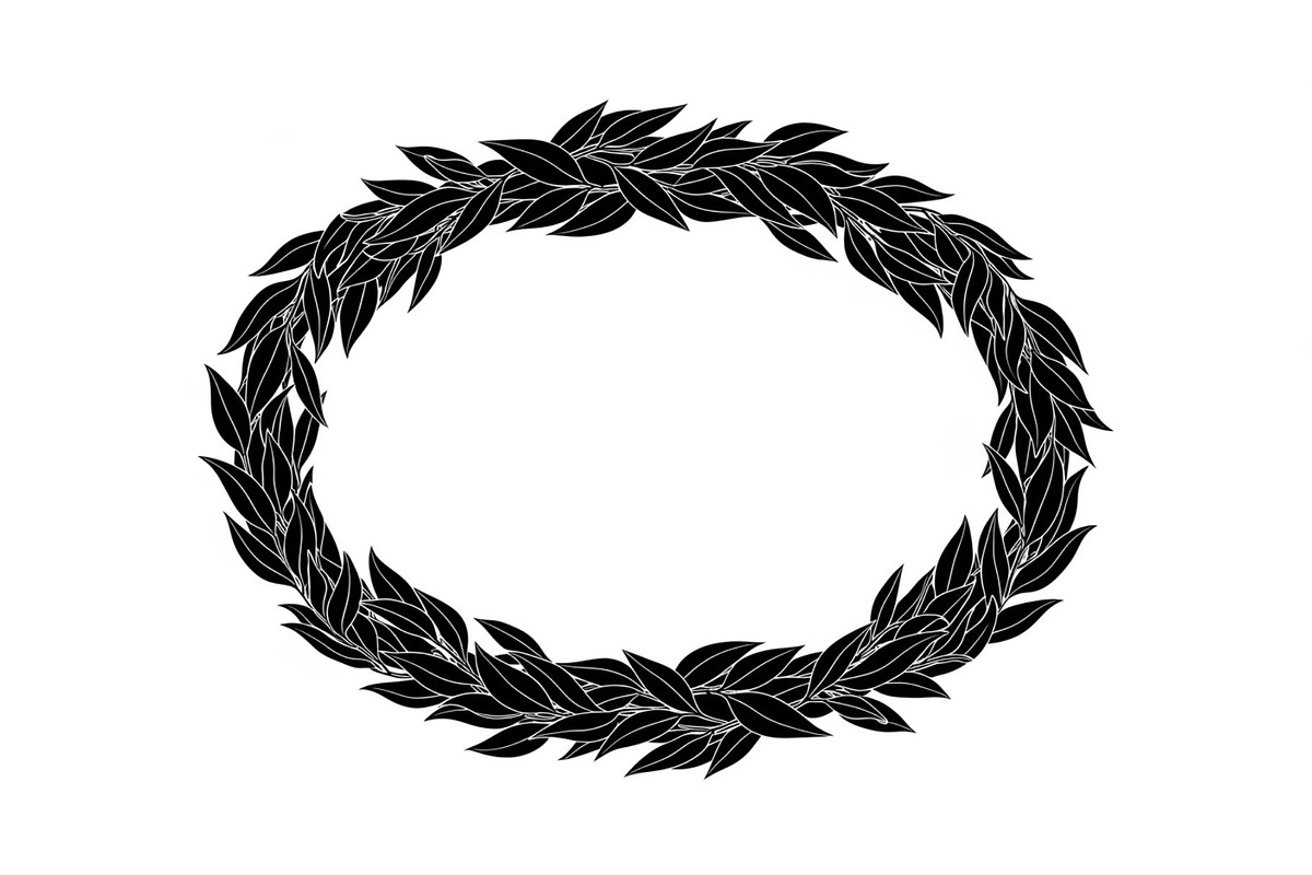 Botanical Oval Wreath Frame Bundle, an Illustration by Designer_Momina (Photo 17 of 51)