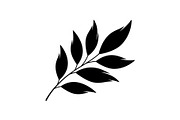 Botanical Leaf Silhouette Bundle, an Illustration by yasushie (Thumbnail 28 of 51)