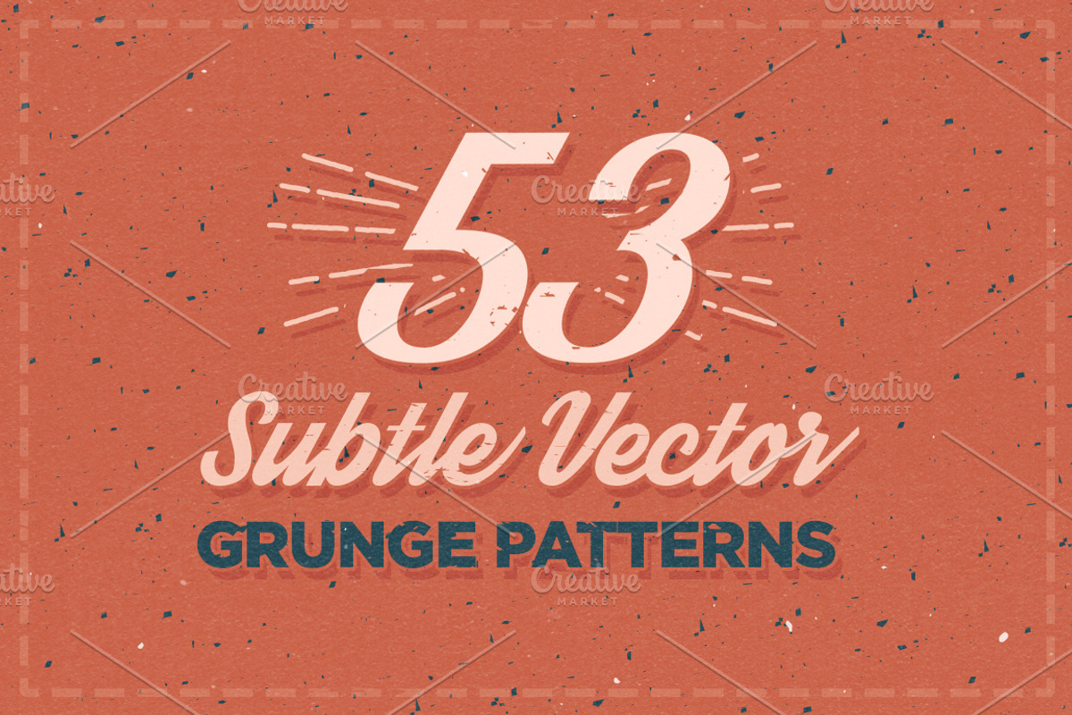 53 Subtle Vector Grunge Patterns