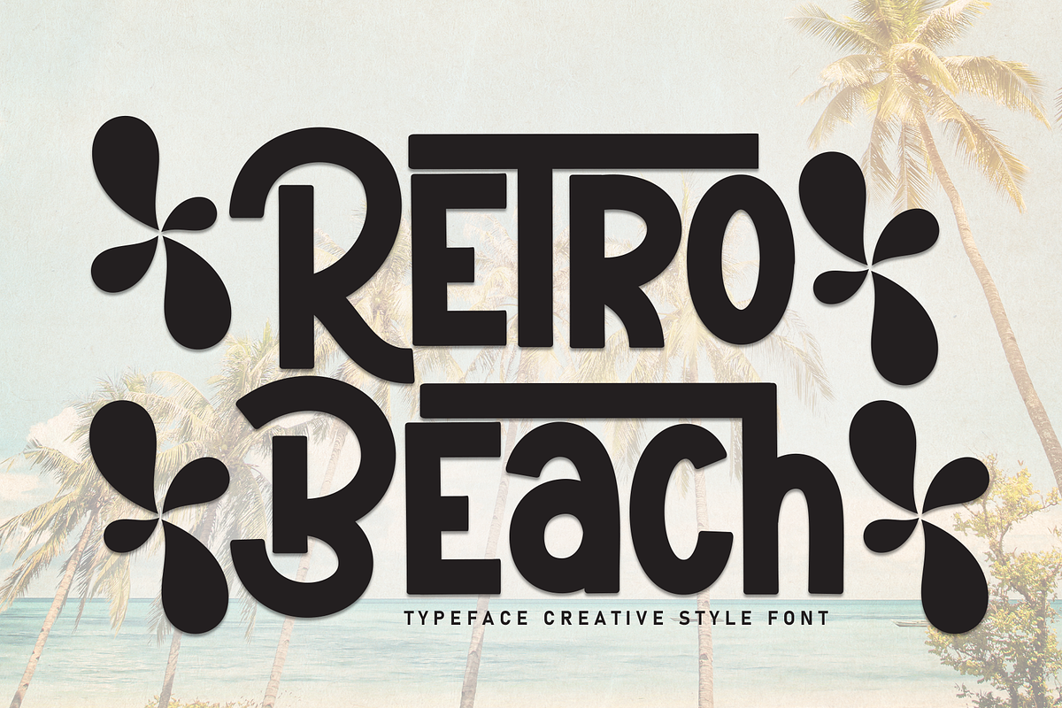 Retro Beach | Script Font, a Script Font by Scratchones (Photo 1 of 9)