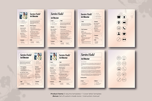 Unique CV & Cover Letter Templates, a Resume Template by TEAM RONDI