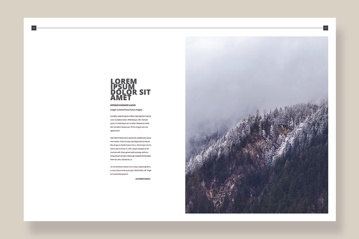 Magazine Template 05, a Magazine Template by pmvch (Photo 8 of 12)