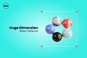 Marble Abstract Shape 3D Icon Set, an Object 3D Model by SLAB! Design (Thumbnail 2 of 4)